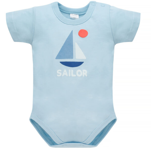 Body s loďkou SAILOR - modré