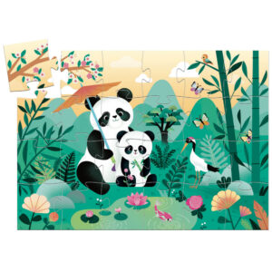 Siluetové puzzle: Panda Leo - Image 2