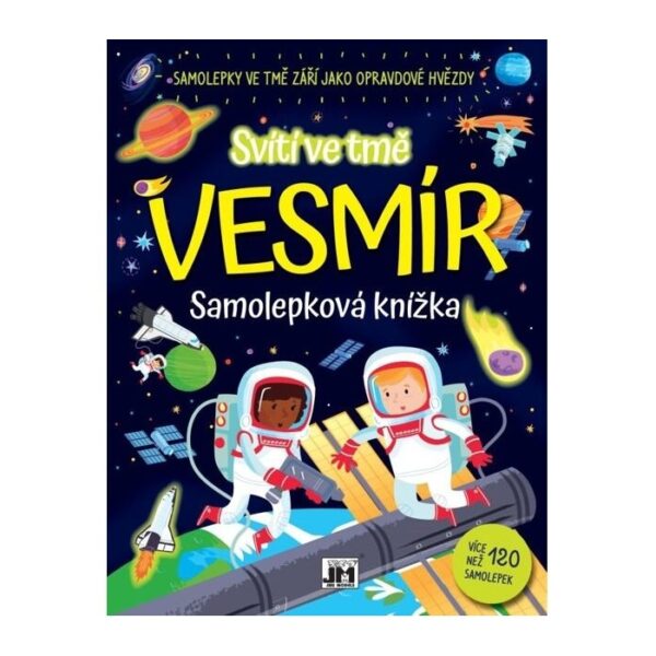 Samolepková knižka Svietia v tme - Vesmír